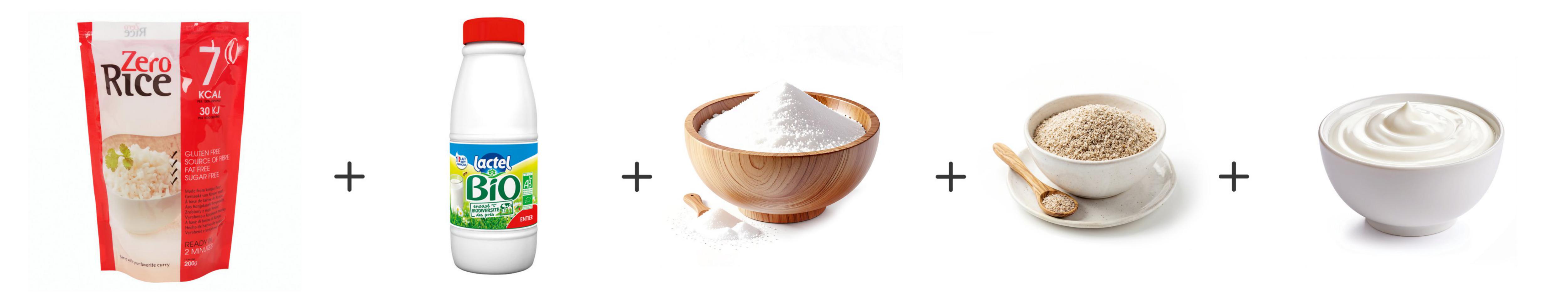 Ingrédients Riz-au-lait Keto | Ariel®