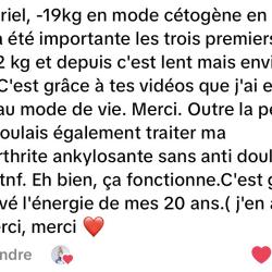 témoignage Méthode Ariel Keto®