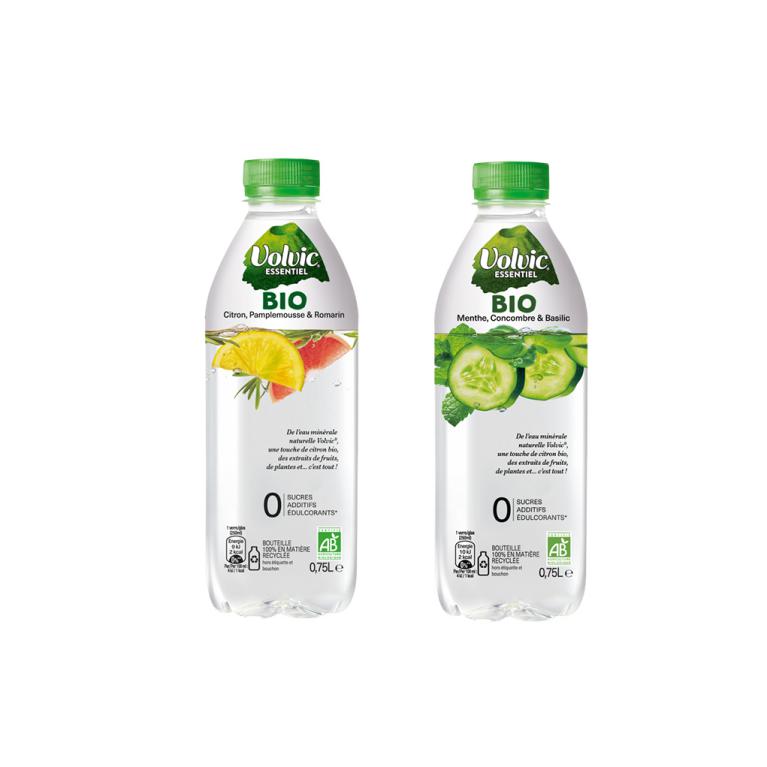 Volvic Essential Bio concombre & pamplemousse